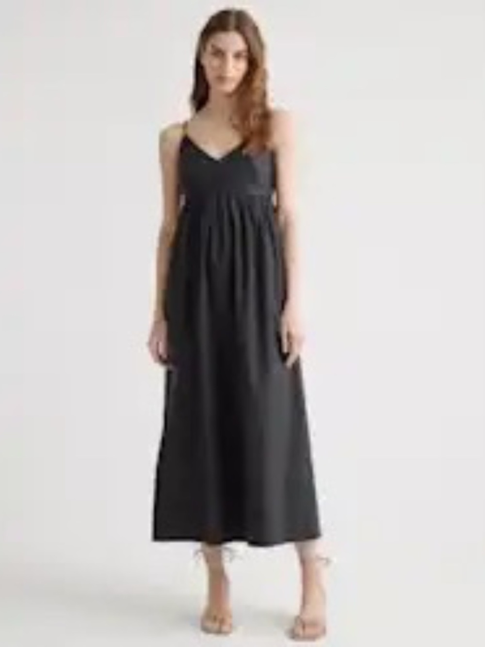 NWT Quince 100% Organic Cotton Sleeveless Maxi Dress